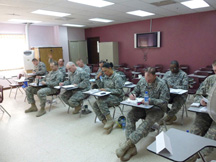 Student arn't afraid to ask questions during the On-Site One Week Express class held in Kuwait this year